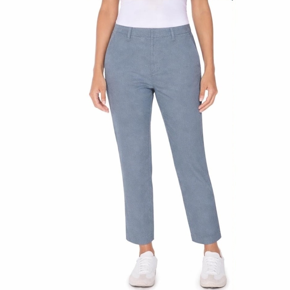 GAP Women's Size 10 Slim Ankle Pant Blue Cotton Blend H1008